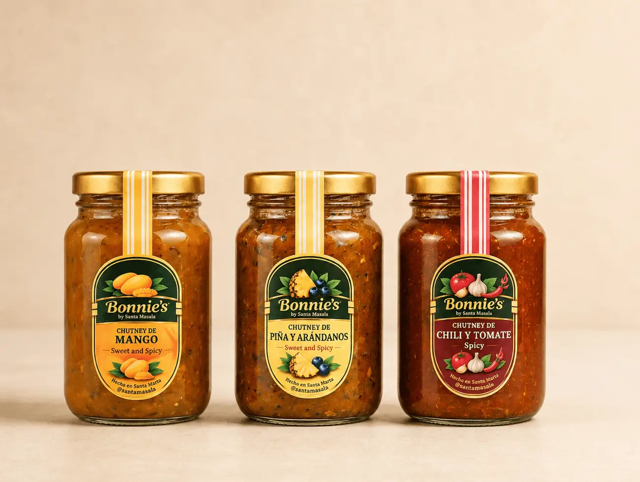 Combo Big Chutneys x3